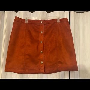 Orange skirt